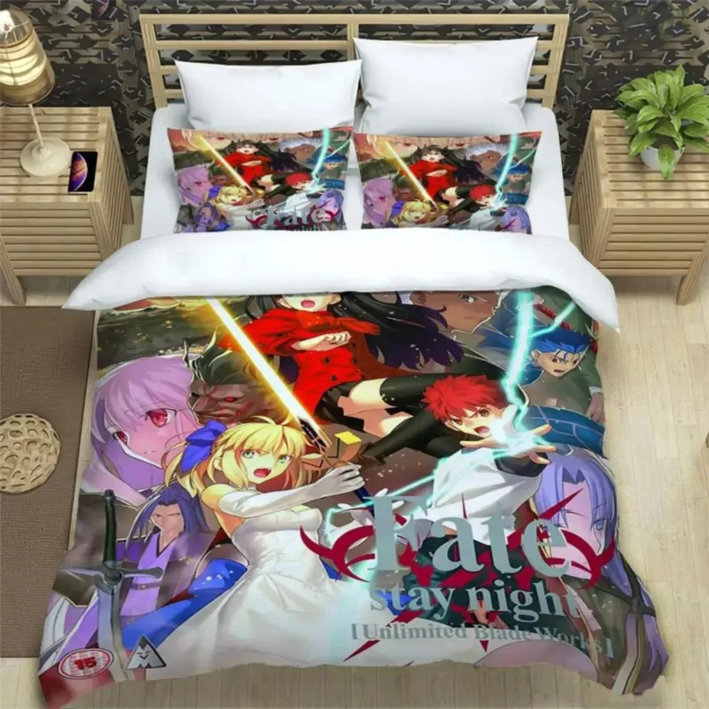 Anime Fate Stay Night Duvet Cover Pillowcase Bedding Set Adult Boys Girls Bedroom Decoration Children Gift Single Double Size
Anime Fate Stay Night Duvet Cover Pillowcase Bedding Set Adult Boys Girls Bedroom Decoration Children Gift Single Double Size