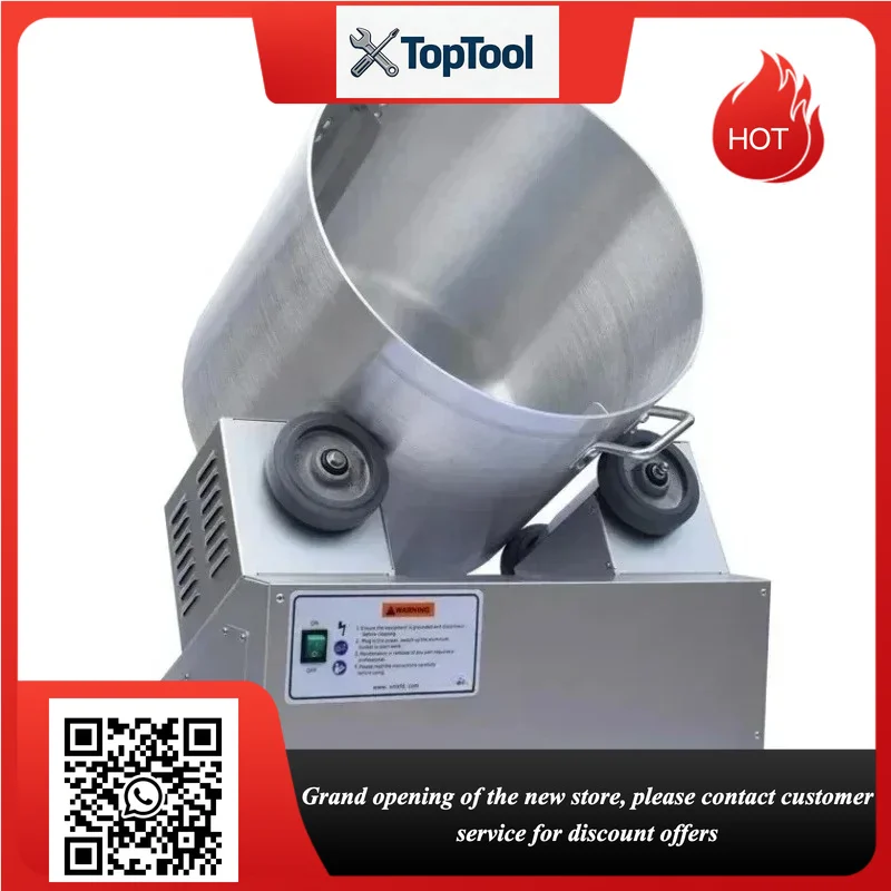 2026-Popcorn Special Coater Mixer Tumbler For Flavor Seasoning Powder Popcorn Tumbler Wrapping 220V 450W XFD
2026-Popcorn Special Coater Mixer Tumbler For Flavor Seasoning Powder Popcorn Tumbler Wrapping 220V 450W XFD