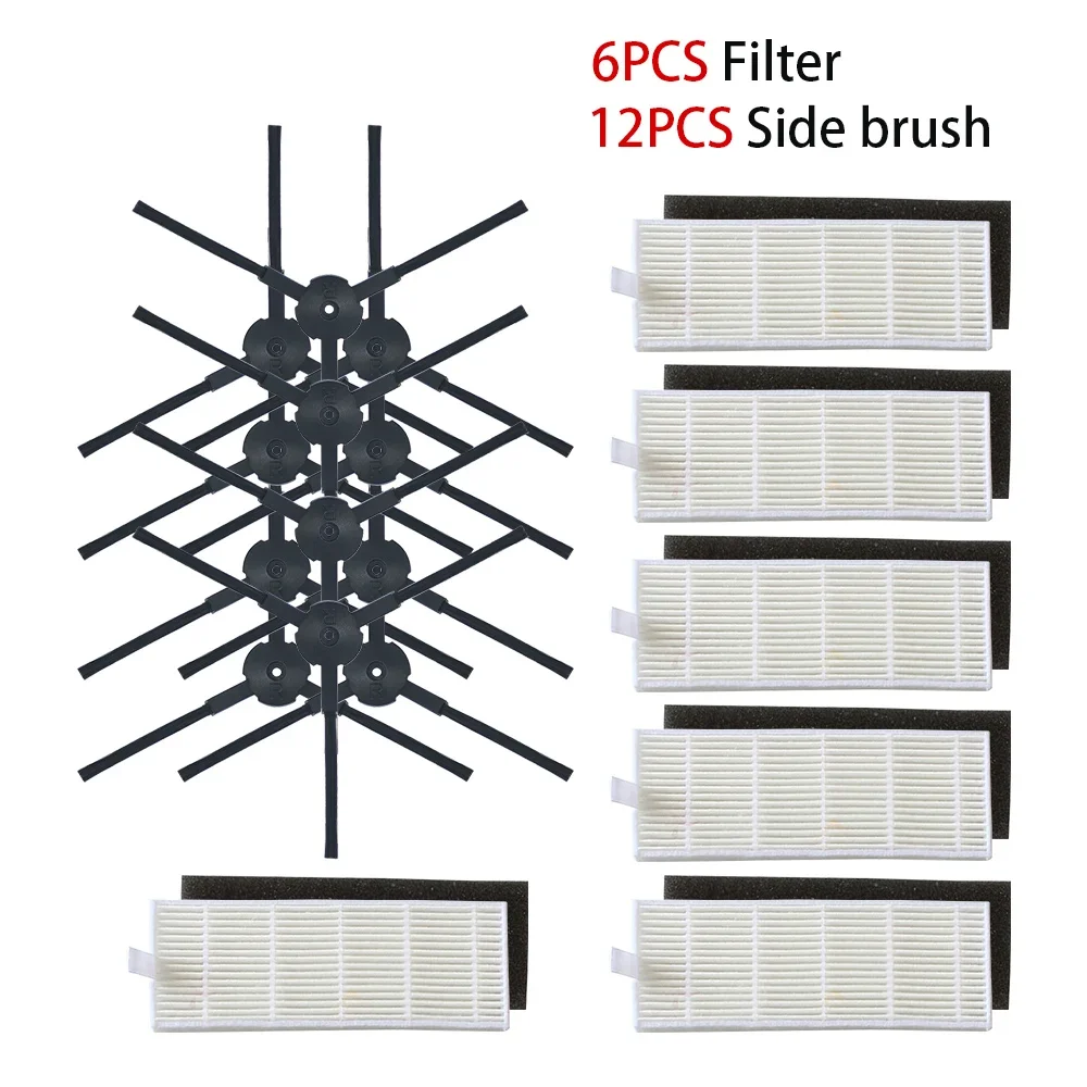18Pcs/Lot Robot Vacuum Cleaner Hepa Filter for Ilife A8 A40 A6 A4 A4s Parts Filter Side Brush Danhui Robot Vacuum Cleaner Parts
18Pcs/Lot Robot Vacuum Cleaner Hepa Filter for Ilife A8 A40 A6 A4 A4s Parts Filter Side Brush Danhui Robot Vacuum Cleaner Parts