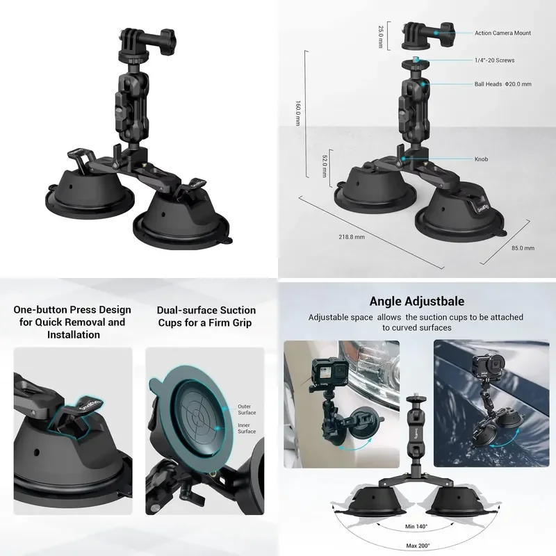 【CHIMU HOME】Lightweight In-Car Shooting Bracket For Smartphone & Action Camera
【CHIMU HOME】Lightweight In-Car Shooting Bracket For Smartphone & Action Camera
