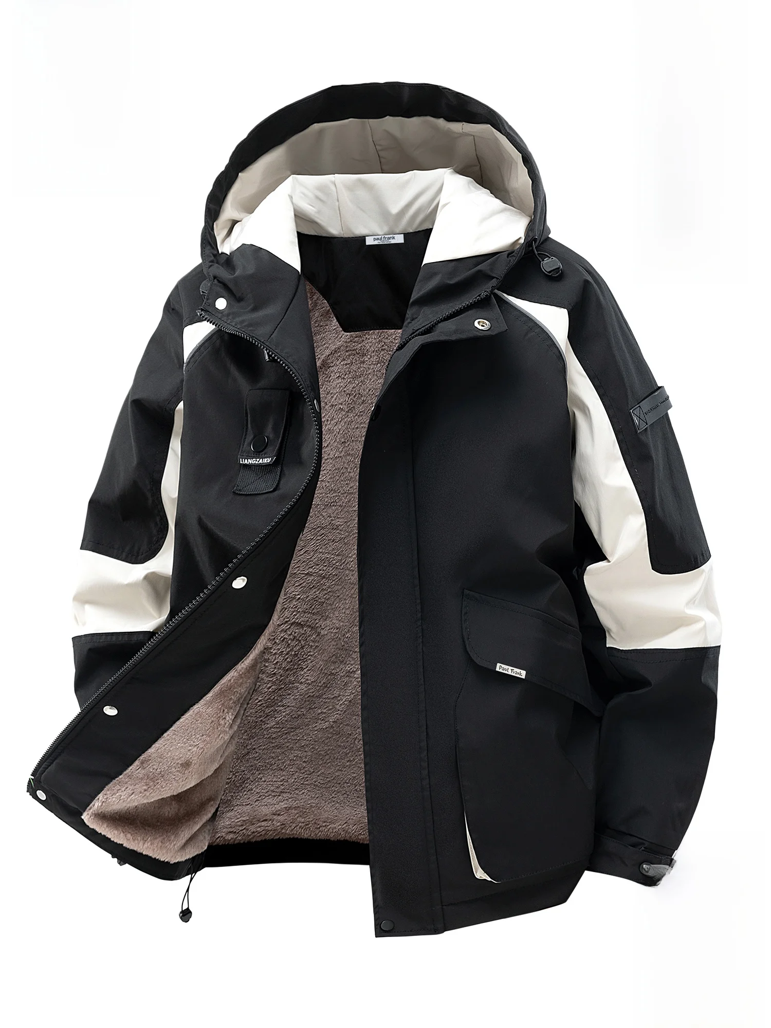 Мужская зимняя куртка Paul Frank для активного отдыха, утепленная флисом, свободного кроя, новая модель, повседневная, модная, из полиэфирного волокна
Мужская зимняя куртка Paul Frank для активного отдыха, утепленная флисом, свободного кроя, новая модель, повседневная, модная, из полиэфирного волокна