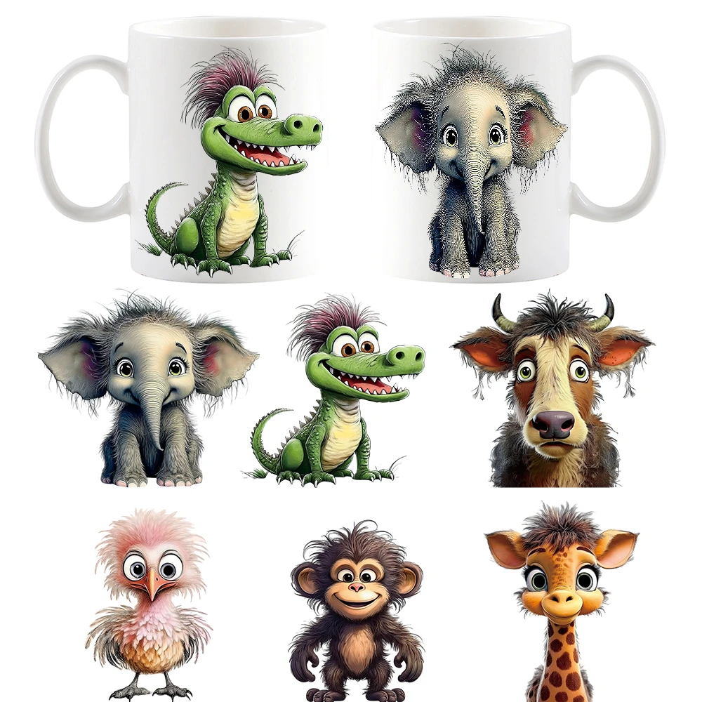 6pcs Crocodile Yak Elephant 3D Design Transfer Sticker Cup Wraps Plush Animal Series UV DTF Transfer Sticker Waterproof Adhesive
6pcs Crocodile Yak Elephant 3D Design Transfer Sticker Cup Wraps Plush Animal Series UV DTF Transfer Sticker Waterproof Adhesive