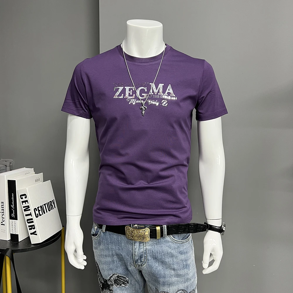 Floral Trend T-shirt Men's Summer New Short Sleeved Male Tees Luxury Fashionable Slim Fit Cotton Round Neck Tops Man Clothing
Floral Trend T-shirt Men's Summer New Short Sleeved Male Tees Luxury Fashionable Slim Fit Cotton Round Neck Tops Man Clothing
