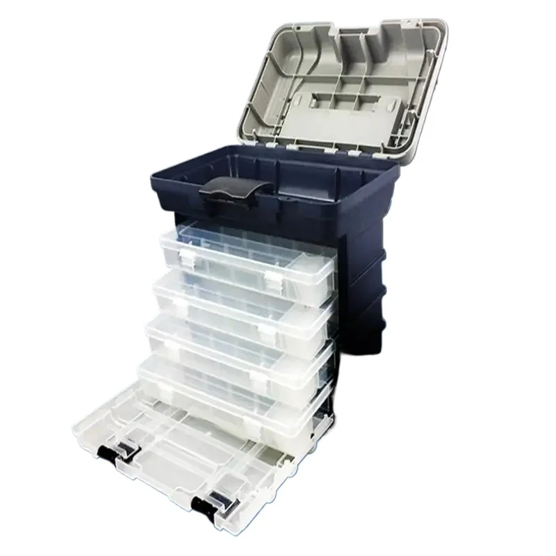 Ящик для хранения, многофункциональный, 5-слойный, портативный, LUYA, коробка для морской рыбалки, лодка, рыболовные инструменты, рыболовная коробка, LUYA, ящик для приманки, рыболовные снасти
Ящик для хранения, многофункциональный, 5-слойный, портативный, LUYA, коробка для морской рыбалки, лодка, рыболовные инструменты, рыболовная коробка, LUYA, ящик для приманки, рыболовные снасти