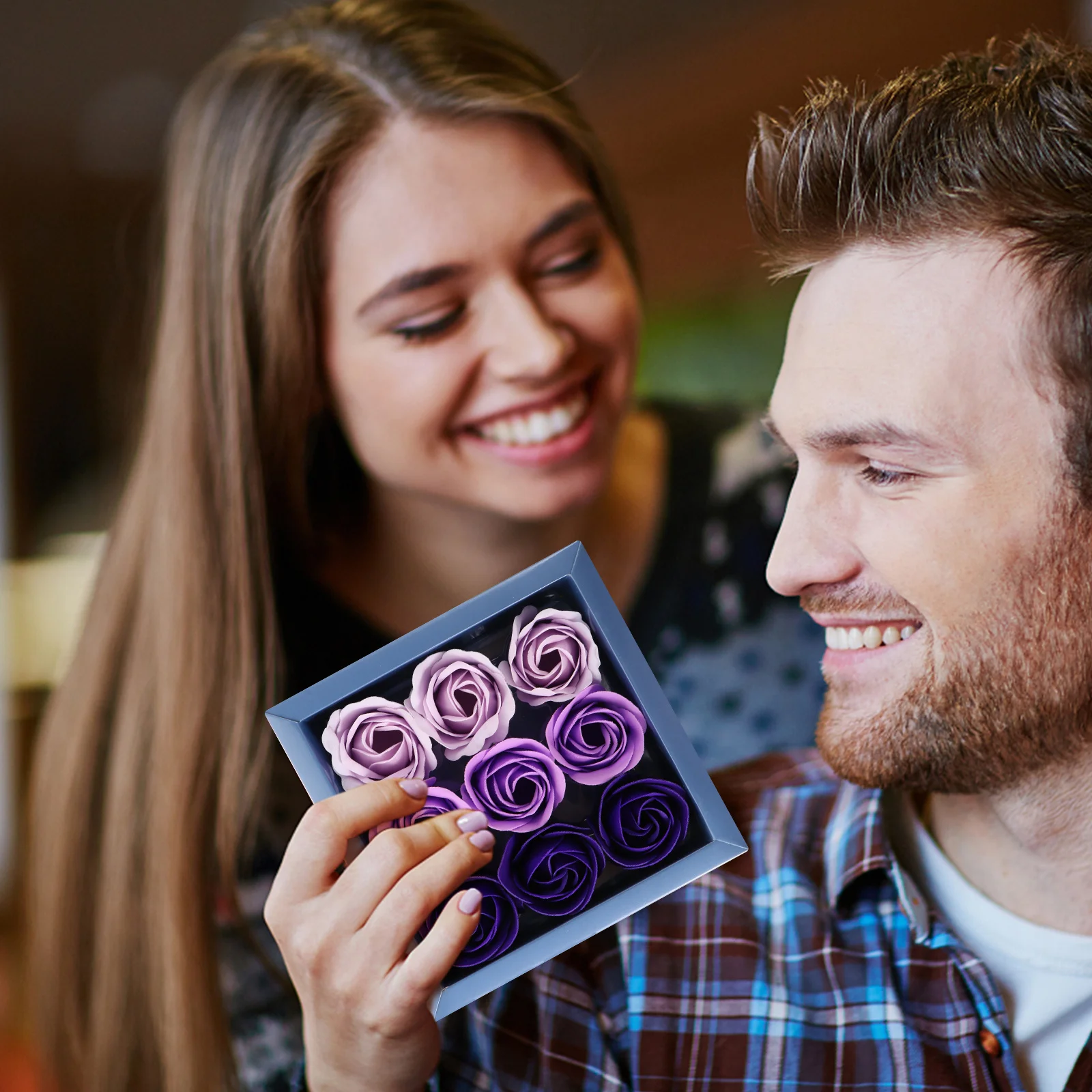 Soap Rose Flower Bouquet Gift Box 3 Sets Fragrant Decorative Flowers Artificial Petals Present for Her Lovely
Soap Rose Flower Bouquet Gift Box 3 Sets Fragrant Decorative Flowers Artificial Petals Present for Her Lovely