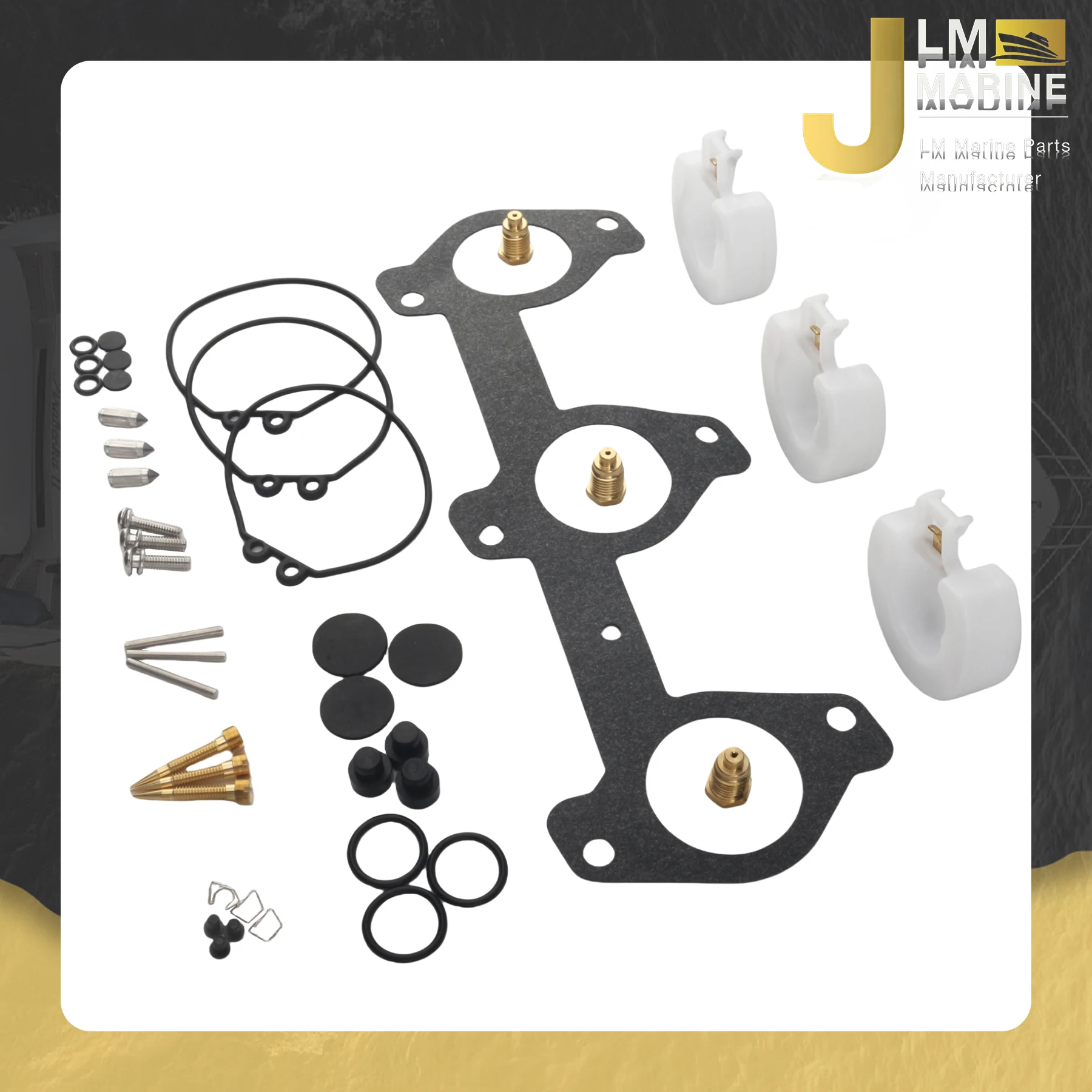 JLM 6H3-W0093-01 for Yamaha 60 HP P60 C60 E60 70 HP 1990-1991 Outboard Carburetor Repair Kit with Float 6H3-W0093-00 18-7766
JLM 6H3-W0093-01 for Yamaha 60 HP P60 C60 E60 70 HP 1990-1991 Outboard Carburetor Repair Kit with Float 6H3-W0093-00 18-7766