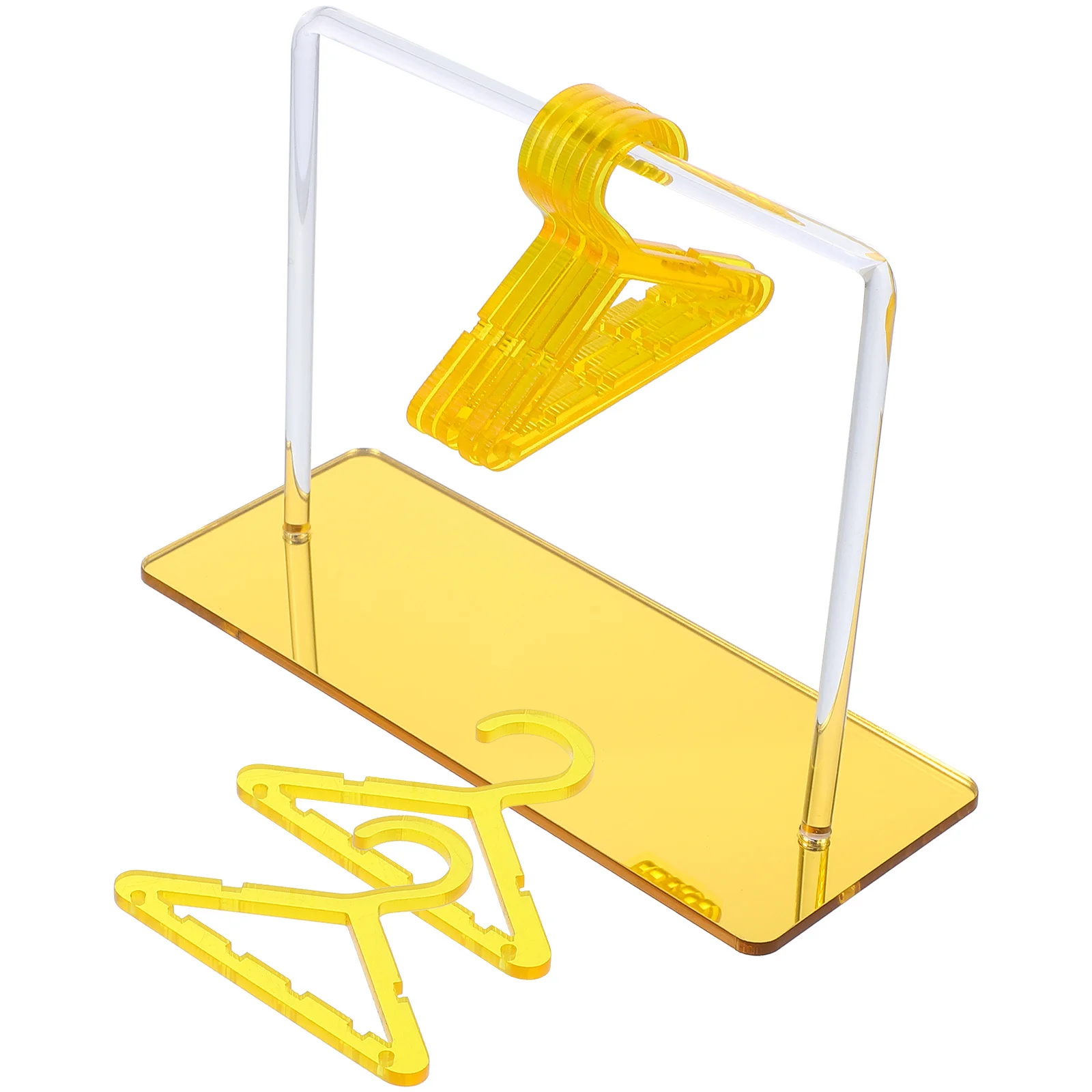 1Set Jewelry Hanger Organizer Acrylic Earring Display Stand Clothes Hanger Shape Desktop Jewelry Rack Necklace and Earring
1Set Jewelry Hanger Organizer Acrylic Earring Display Stand Clothes Hanger Shape Desktop Jewelry Rack Necklace and Earring