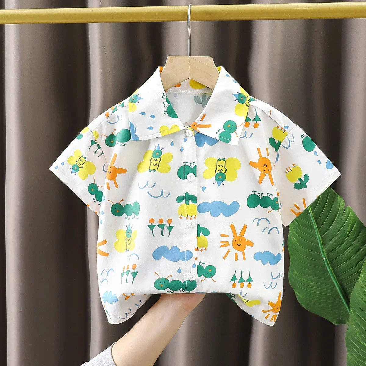 New 2025 Boys Summer Fashion Cotton Shirts Children's Cartoon Dinosaur Print Short Sleeve Lapel Shirt Top Kids Casual Clothing
New 2025 Boys Summer Fashion Cotton Shirts Children's Cartoon Dinosaur Print Short Sleeve Lapel Shirt Top Kids Casual Clothing