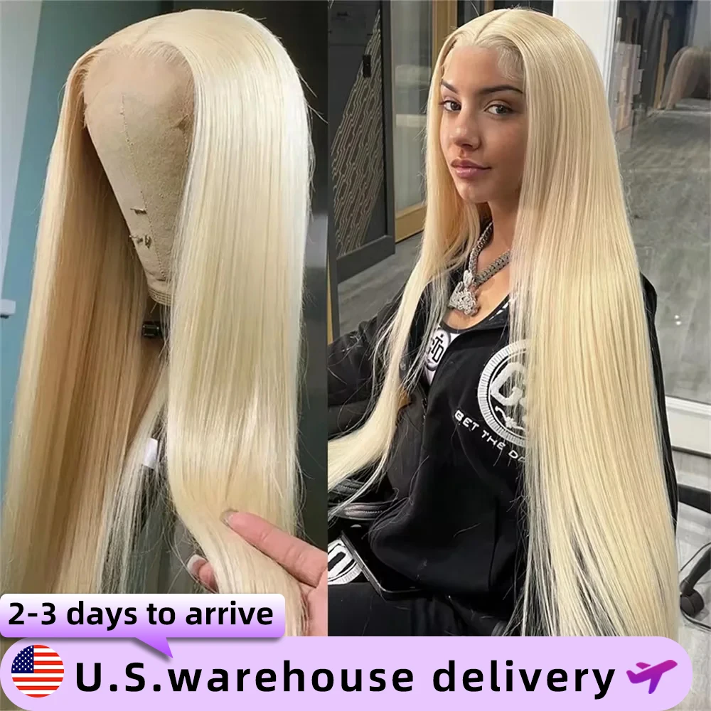 Straight 613 Blonde 13x6 HD Lace Front Wig Human Hair Brazilian Transparent 13x4 Lace Frontal Wigs For Black Women
Straight 613 Blonde 13x6 HD Lace Front Wig Human Hair Brazilian Transparent 13x4 Lace Frontal Wigs For Black Women