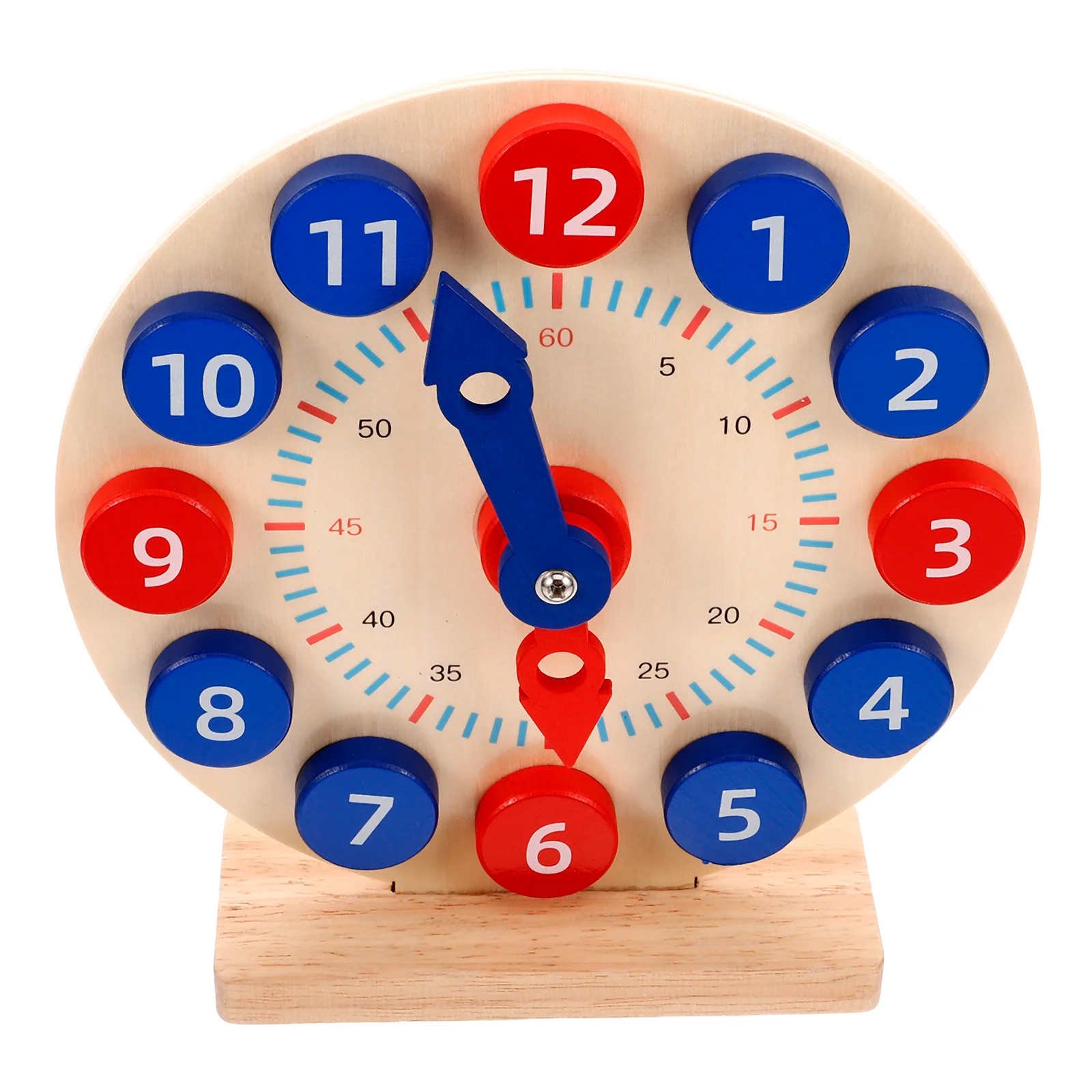 Clock Teaching Aids Time Learning Toy Toddlers Model Cognition Kids Wooden Clocks Plaything
Clock Teaching Aids Time Learning Toy Toddlers Model Cognition Kids Wooden Clocks Plaything