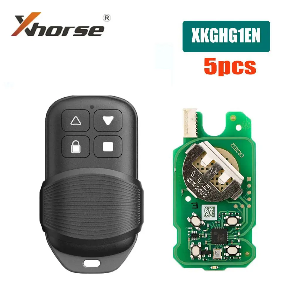 5pcs Xhorse XKGHG1EN Masker Garage Remote 315 /433Mhz Switch Frequency Support Data Recovery Function Work with VVdi KEY Tool
5pcs Xhorse XKGHG1EN Masker Garage Remote 315 /433Mhz Switch Frequency Support Data Recovery Function Work with VVdi KEY Tool