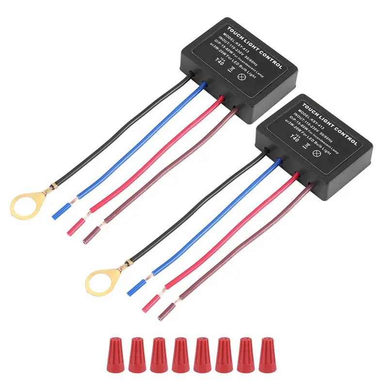 ABHZ-сенсорный переключатель лампы, комплект из 2 шт., модуль управления сенсорной лампой для светодиодов с регулируемой яркостью, лампочки, сменный комплект переключателя лампы с колпачками для проводов
ABHZ-сенсорный переключатель лампы, комплект из 2 шт., модуль управления сенсорной лампой для светодиодов с регулируемой яркостью, лампочки, сменный комплект переключателя лампы с колпачками для проводов