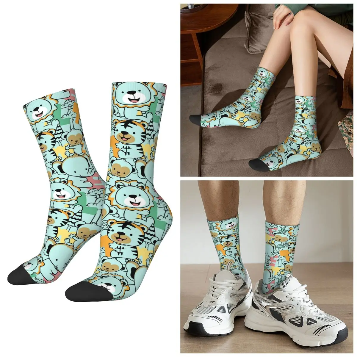 Всесезонные носки с рисунком волка и лисы в стиле Харадзюку, спортивные носки средней длины, модные чулки для мужчин и женщин, подарки
Всесезонные носки с рисунком волка и лисы в стиле Харадзюку, спортивные носки средней длины, модные чулки для мужчин и женщин, подарки