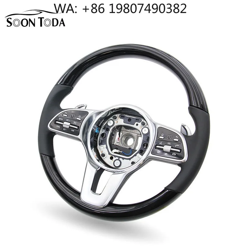 Full Grain Black Leather Modified Steering Wheel Carbon Fiber Insert Durable Ergonomic Grip For Large Luxury Sport Vehicle Chass
Full Grain Black Leather Modified Steering Wheel Carbon Fiber Insert Durable Ergonomic Grip For Large Luxury Sport Vehicle Chass