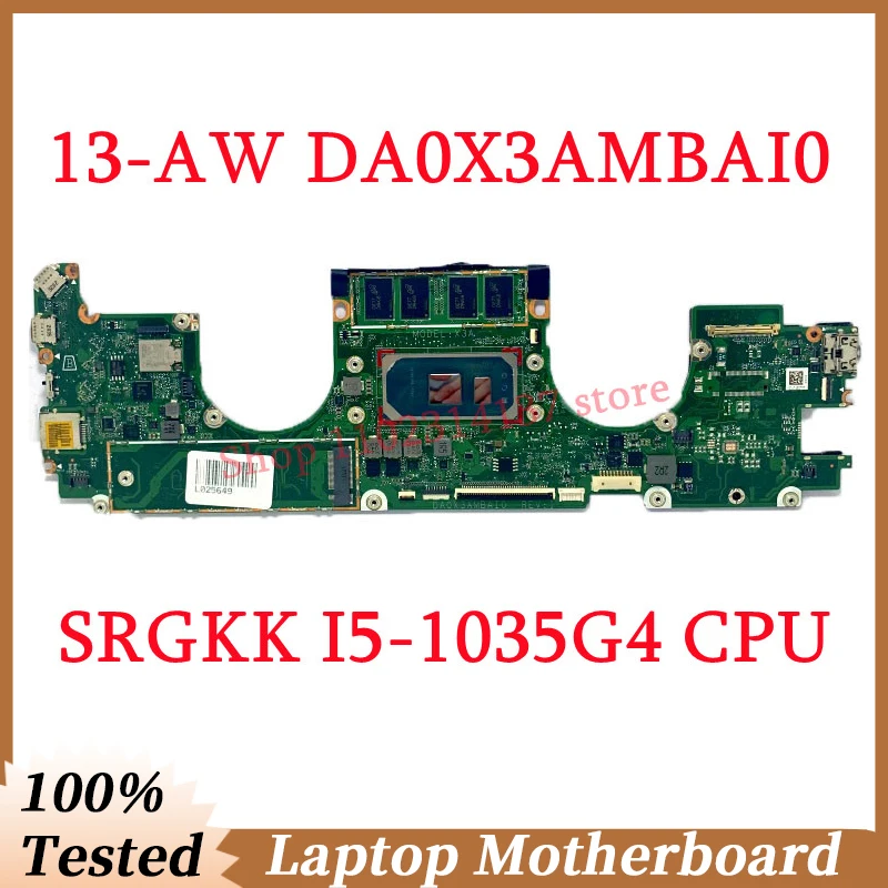 High Quality For HP Spectre 13-AW DA0X3AMBAI0 Mainboard With SRGKK I5-1035G4 CPU Laptop Motherboard 100%Full Tested Working Well
High Quality For HP Spectre 13-AW DA0X3AMBAI0 Mainboard With SRGKK I5-1035G4 CPU Laptop Motherboard 100%Full Tested Working Well