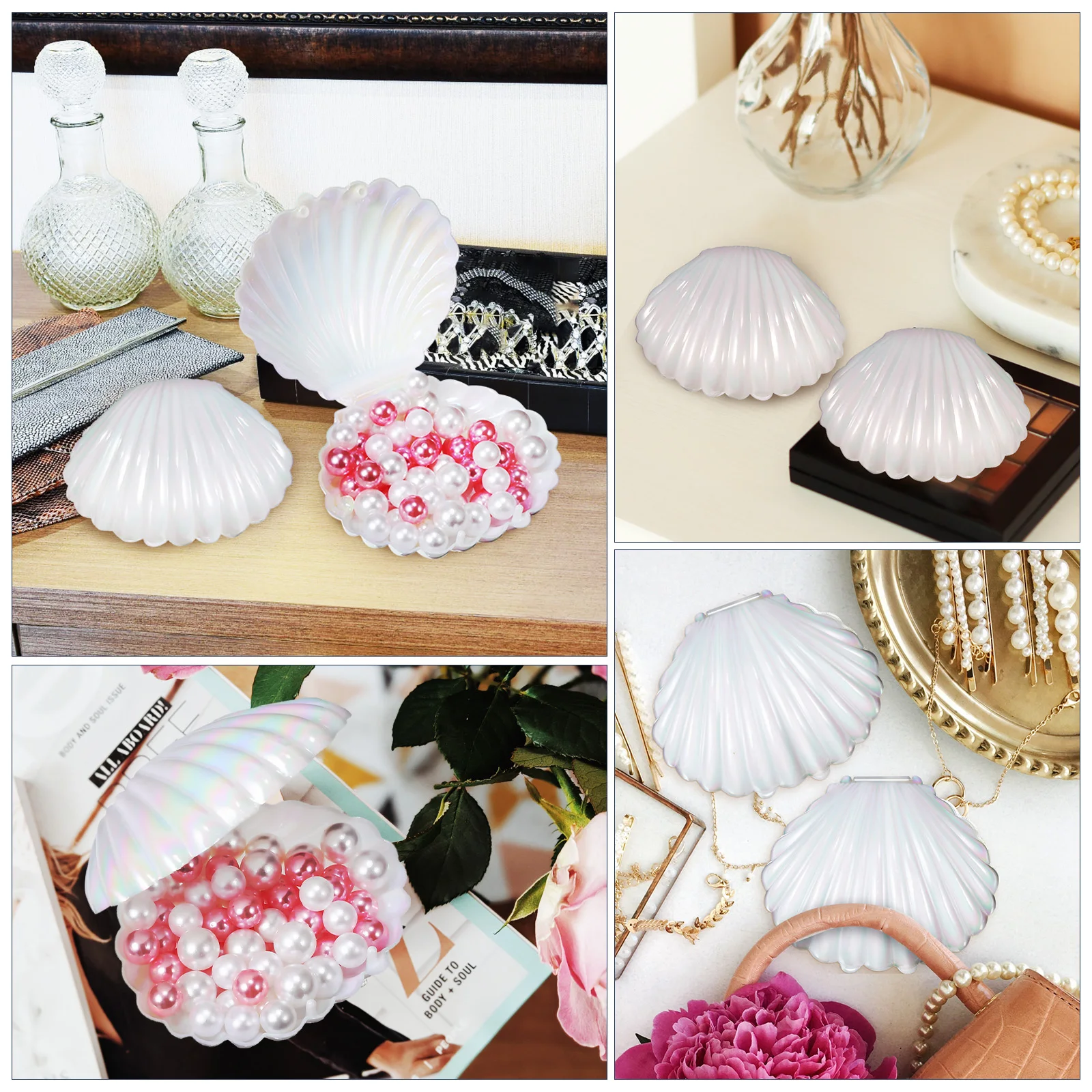15pcs Simulation Shell Ornaments Small Jewelry Dish Seashell Decor Photography Props Home Adornment Storage Box White Pink
15pcs Simulation Shell Ornaments Small Jewelry Dish Seashell Decor Photography Props Home Adornment Storage Box White Pink