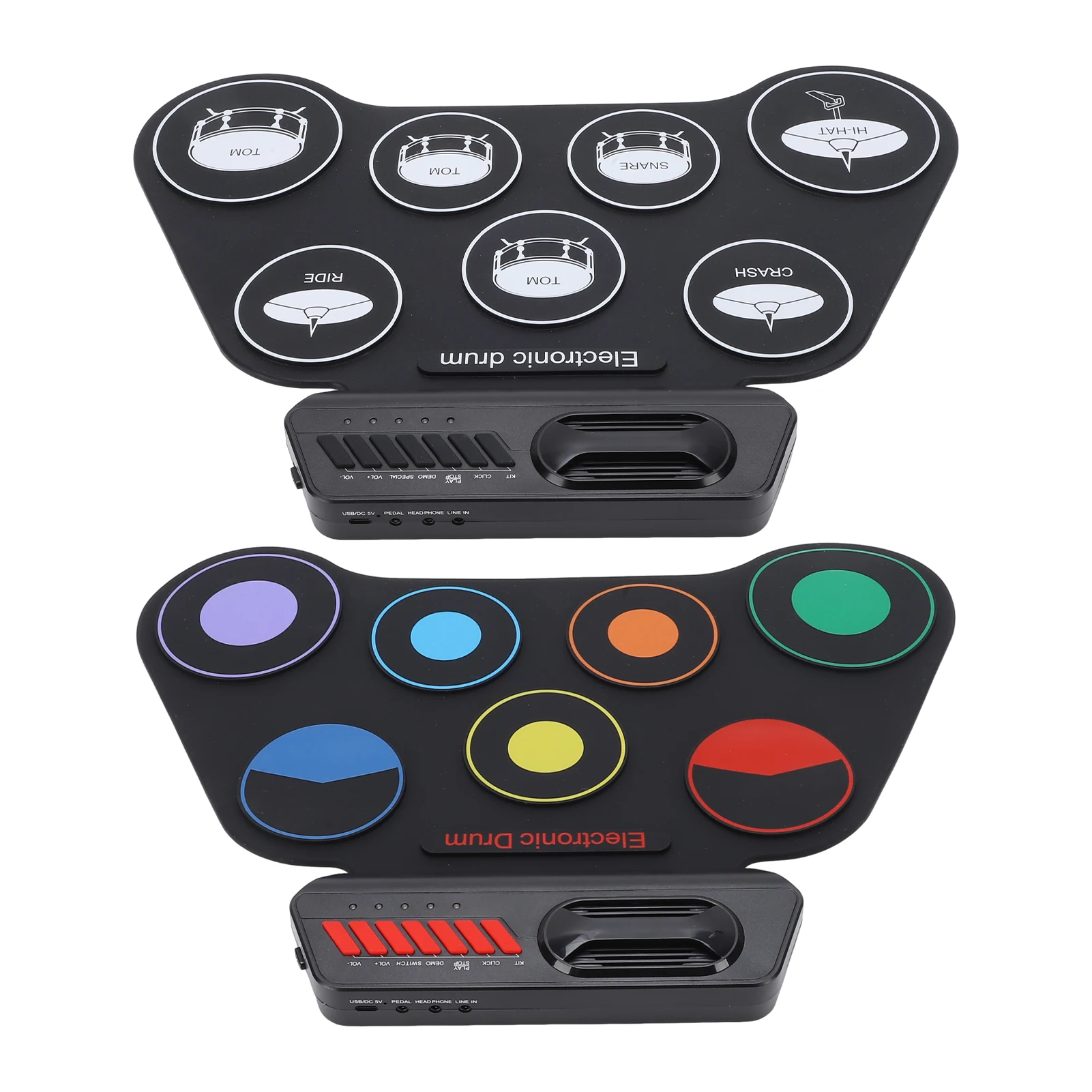 Электронная барабанная установка USB Силиконовая ручная барабанная установка Встроенный динамик Выход для наушников с барабанными палочками Ножная педаль для начинающих
Электронная барабанная установка USB Силиконовая ручная барабанная установка Встроенный динамик Выход для наушников с барабанными палочками Ножная педаль для начинающих