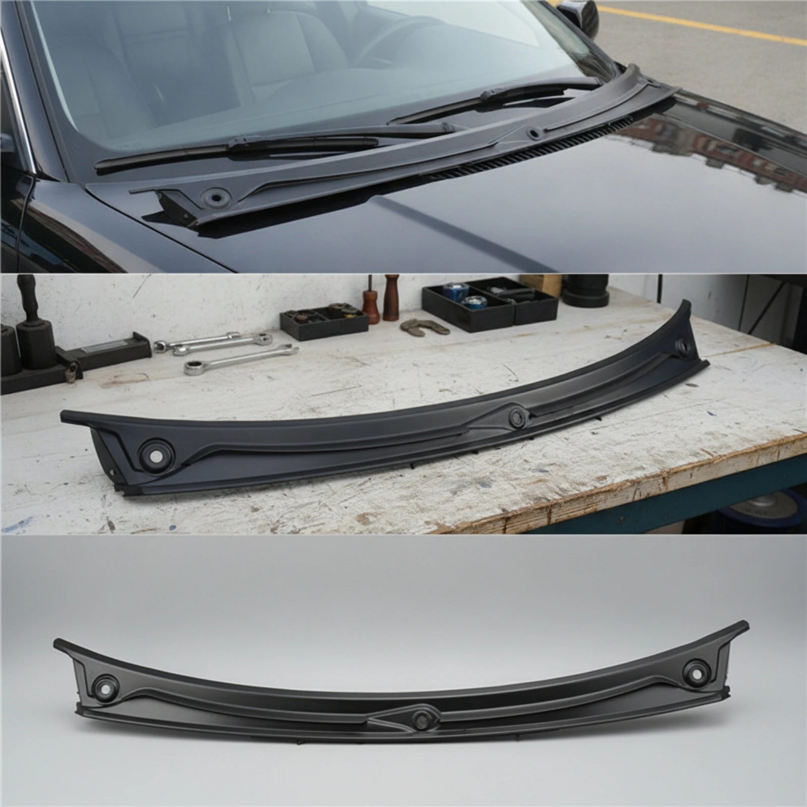 Water Deflector Panel Direct Replacement Cowl Trim Panel Windshield Water Deflector Long-Lasting Auto Part Black
Water Deflector Panel Direct Replacement Cowl Trim Panel Windshield Water Deflector Long-Lasting Auto Part Black