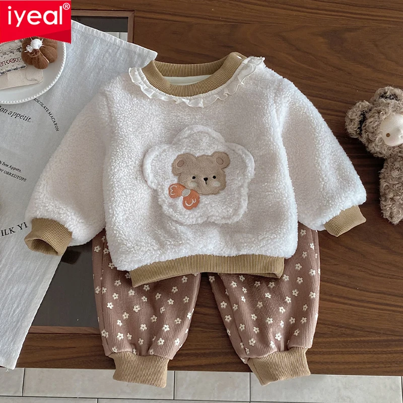 IYEAL Baby Winter Warm Clothing Sets Baby Boy Girl Clothes Suit For Toddler Autumn Winter Warm Thickening Top + Pants 2PCS
IYEAL Baby Winter Warm Clothing Sets Baby Boy Girl Clothes Suit For Toddler Autumn Winter Warm Thickening Top + Pants 2PCS
