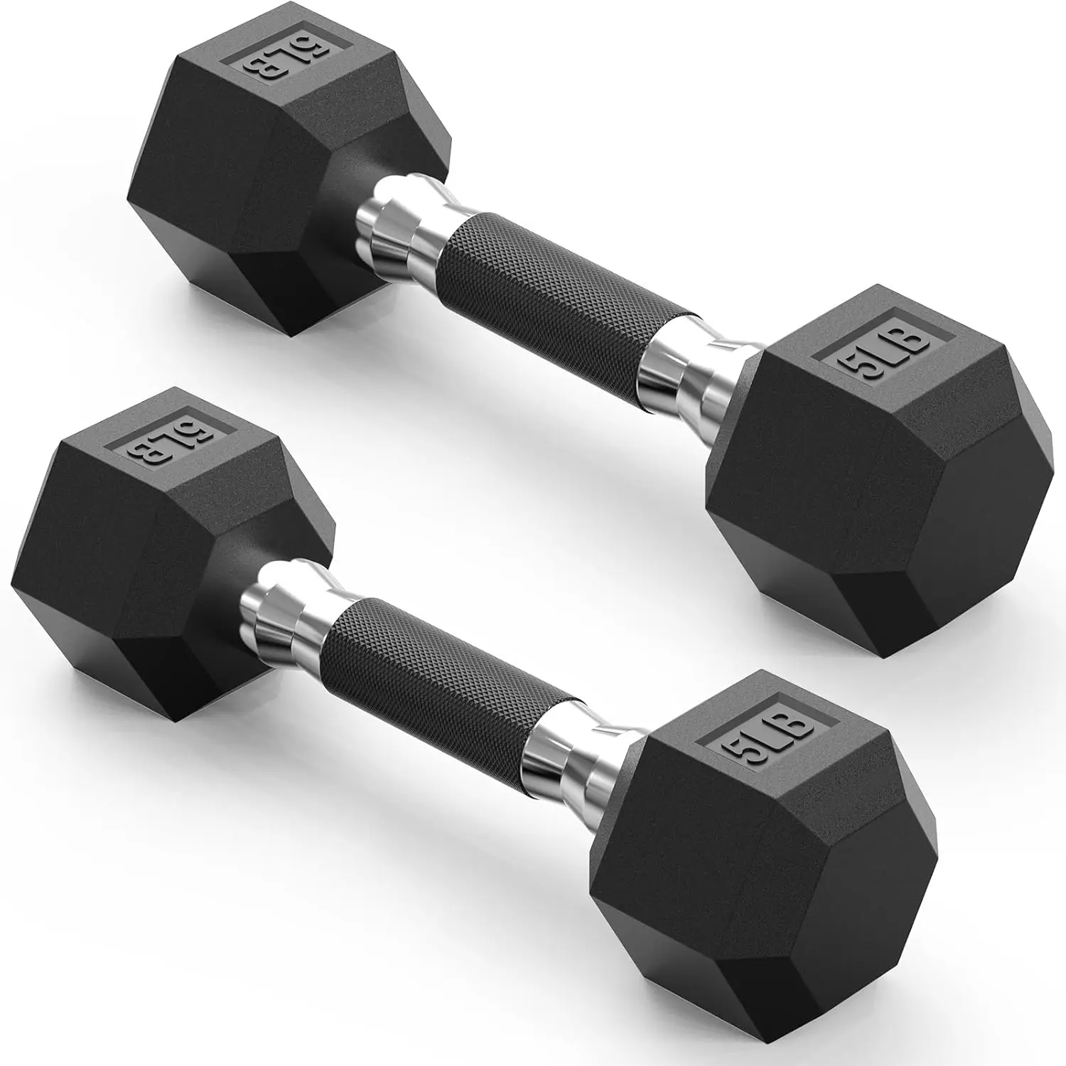 Hex Dumbbell Set with Rubber Grip 2.5-125lb, Odorless Coated Weights for Home Gym Strength Training, Hand Weights for Women
Hex Dumbbell Set with Rubber Grip 2.5-125lb, Odorless Coated Weights for Home Gym Strength Training, Hand Weights for Women
