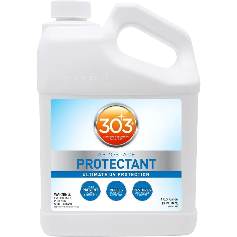 303 Products Aerospace Protectant – UV Protection Spray Cleaner, Repels Dust, Dirt, & Staining, Matte Finish, Restores 1 Gallon
303 Products Aerospace Protectant – UV Protection Spray Cleaner, Repels Dust, Dirt, & Staining, Matte Finish, Restores 1 Gallon