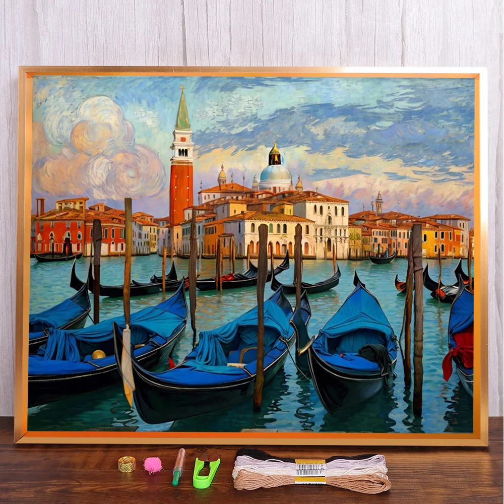 Landscape Seaside Town Printed Canvas 11CT Cross Stitch Kit Embroidery Handicraft Sewing Knitting Craft Needle Room Decor Mulina
Landscape Seaside Town Printed Canvas 11CT Cross Stitch Kit Embroidery Handicraft Sewing Knitting Craft Needle Room Decor Mulina