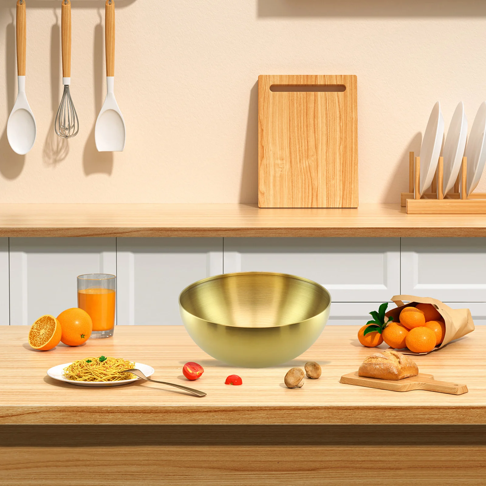Stainless Steel Metal Salad Bowl For Serving Fruits Home Dinnerwar Kitchen Tableware Soup Rice Ramen Noodles Bowl
Stainless Steel Metal Salad Bowl For Serving Fruits Home Dinnerwar Kitchen Tableware Soup Rice Ramen Noodles Bowl