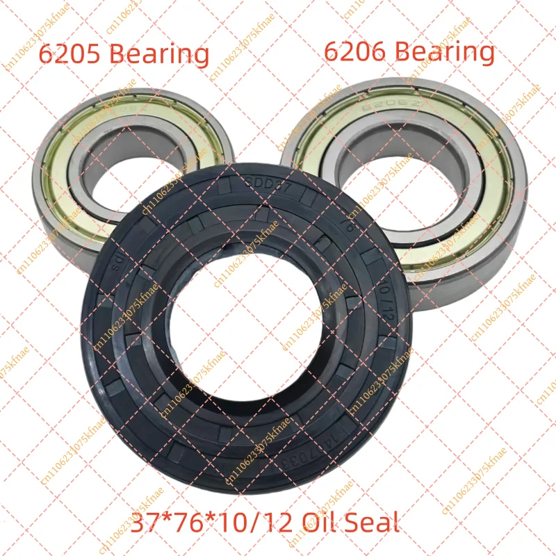 6205Z 6206Z Bearing 37-76-10/12 Oil Seal Kit for LG Samsung Washing Machine Drum Parts
6205Z 6206Z Bearing 37-76-10/12 Oil Seal Kit for LG Samsung Washing Machine Drum Parts