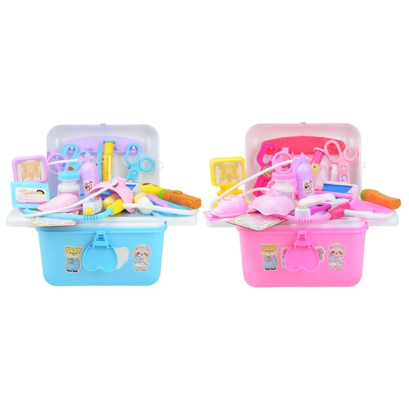 Girls Toy Pretend Doctor for Kid Develops Stethoscope Set Medical Skills Role Play Toy for Kids Multiple Tools
Girls Toy Pretend Doctor for Kid Develops Stethoscope Set Medical Skills Role Play Toy for Kids Multiple Tools