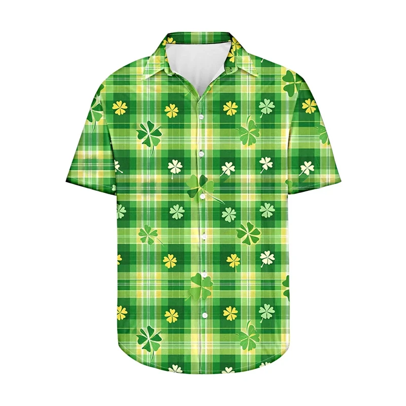3D Print Men's Green Plaid Shirt Short Sleeve T-shirt Striped Graphic New Casual Social Casual Button Down Lapel Unisex Blouse
3D Print Men's Green Plaid Shirt Short Sleeve T-shirt Striped Graphic New Casual Social Casual Button Down Lapel Unisex Blouse