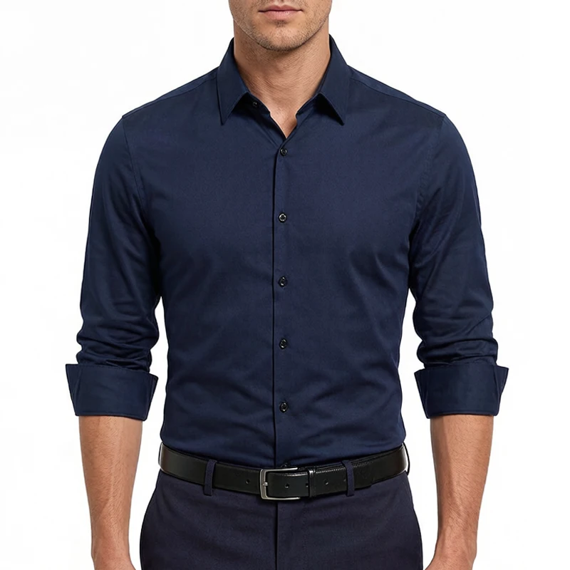 Mens Stretch Dress Shirt Solid Long Sleeve Formal Shirts Wedding Party Business Casual Button Down Office Shirts
Mens Stretch Dress Shirt Solid Long Sleeve Formal Shirts Wedding Party Business Casual Button Down Office Shirts