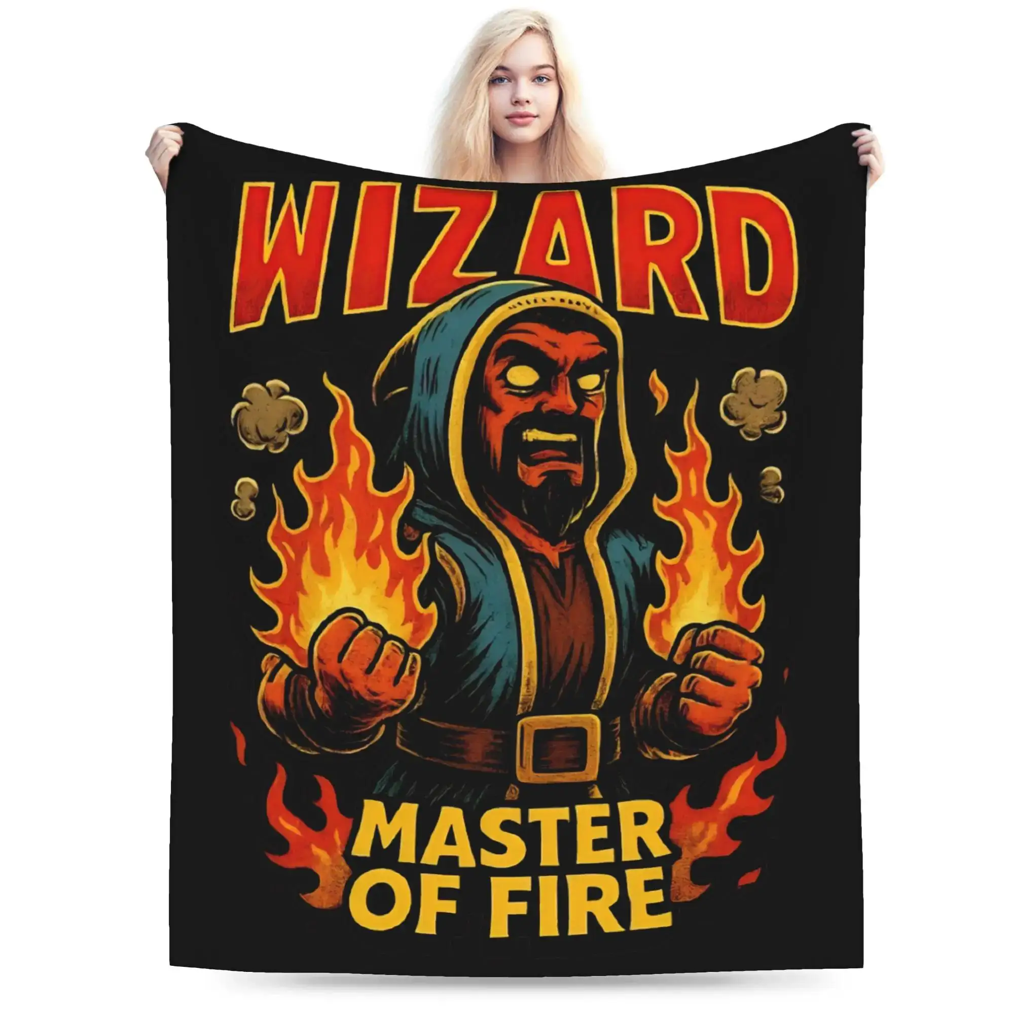 Фланелевое одеяло Wizard Clash Royale, мягкое одеяло с принтом для кровати, портативное покрывало для использования на открытом воздухе
Фланелевое одеяло Wizard Clash Royale, мягкое одеяло с принтом для кровати, портативное покрывало для использования на открытом воздухе