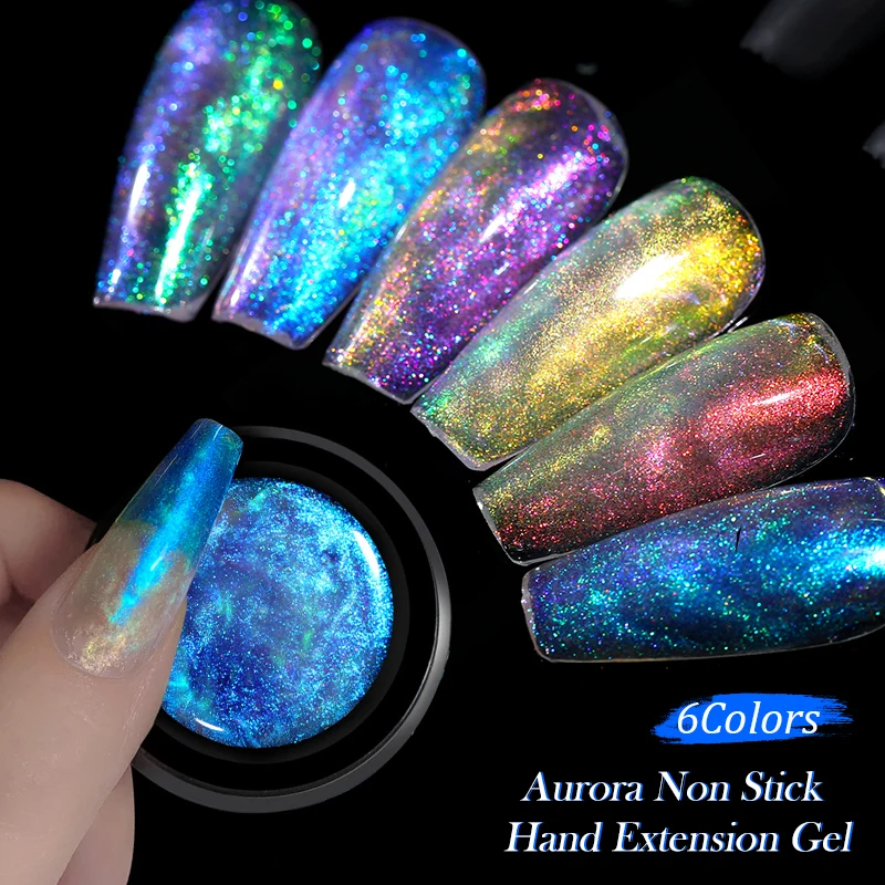 LILYCUTE 6Pcs 7ml Aurora Non Stick Hand Solid Extension Gel Nail Polish French Nails Finger Prolong Construction Hard Gel
LILYCUTE 6Pcs 7ml Aurora Non Stick Hand Solid Extension Gel Nail Polish French Nails Finger Prolong Construction Hard Gel