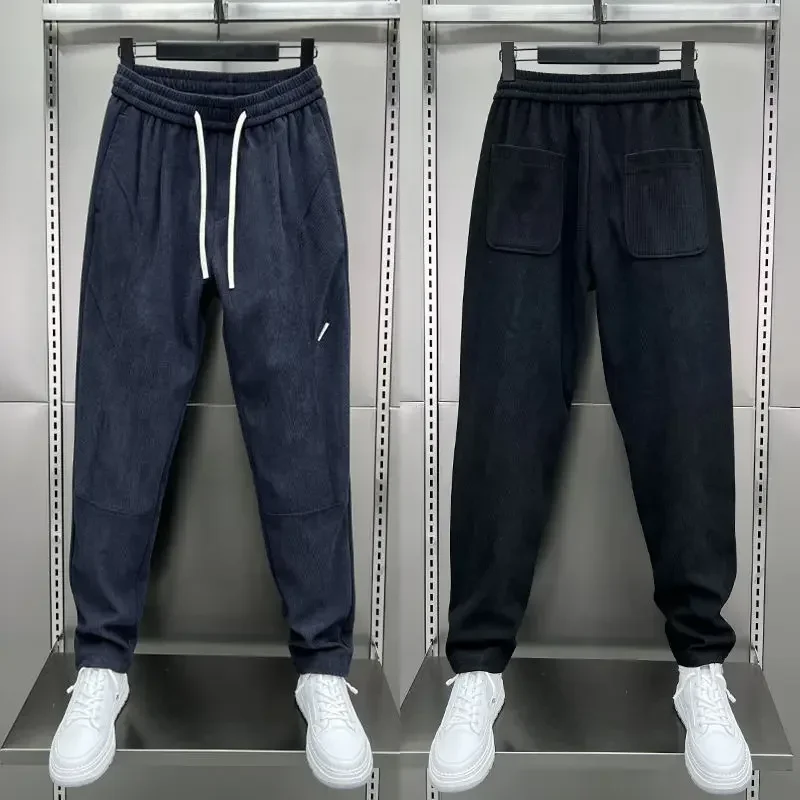 Spring Autumn Straight Corduroy Sweatpants Men Streetwear Baggy Joggers Pants Clothing Korean Fashion Loose Male Casual Trousers
Spring Autumn Straight Corduroy Sweatpants Men Streetwear Baggy Joggers Pants Clothing Korean Fashion Loose Male Casual Trousers