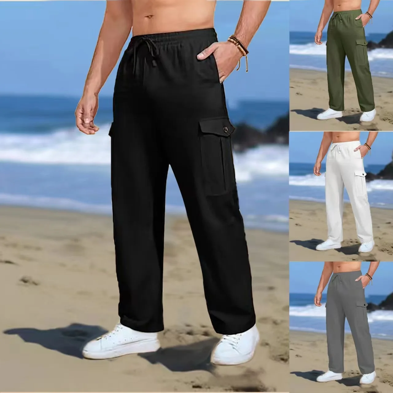 Autumn Pant Leisure Men's Pant Outdoor Sports Running Multi-pocket Tooling Trousers Pant
Autumn Pant Leisure Men's Pant Outdoor Sports Running Multi-pocket Tooling Trousers Pant