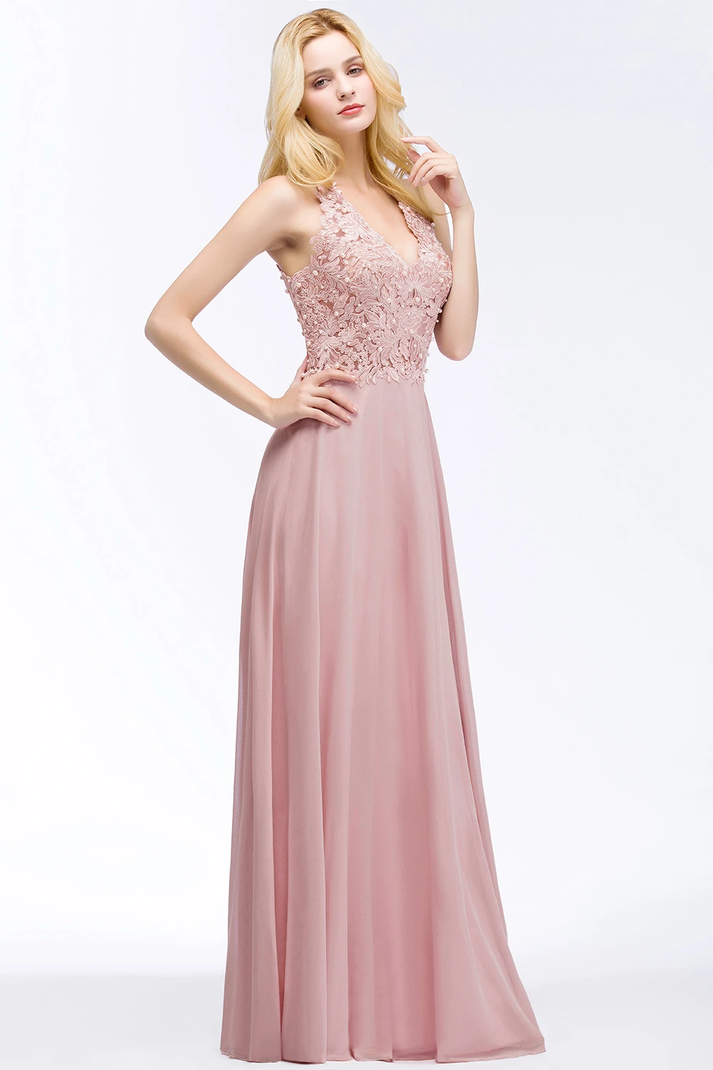 Elegant Summer Evening Dresses Pearls Lace Appliques V-Neck Illusion Backless Halter Prom Dress A-Line Party Long Pink Gowns
Elegant Summer Evening Dresses Pearls Lace Appliques V-Neck Illusion Backless Halter Prom Dress A-Line Party Long Pink Gowns