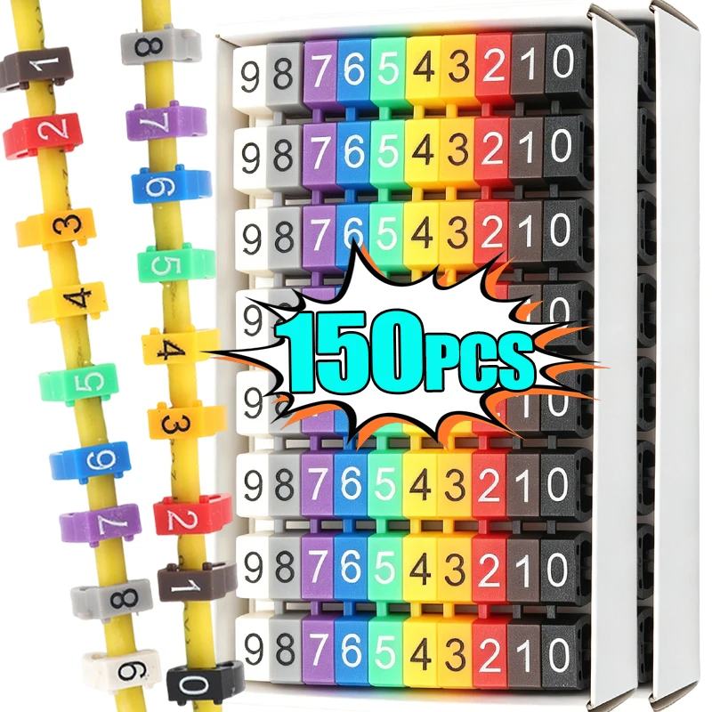 0 To 9 Number Tag Buckles Colourful Cable Classification Markers Clip Electrical Cables Insulation Decor Sleeve Easy To Identify
0 To 9 Number Tag Buckles Colourful Cable Classification Markers Clip Electrical Cables Insulation Decor Sleeve Easy To Identify