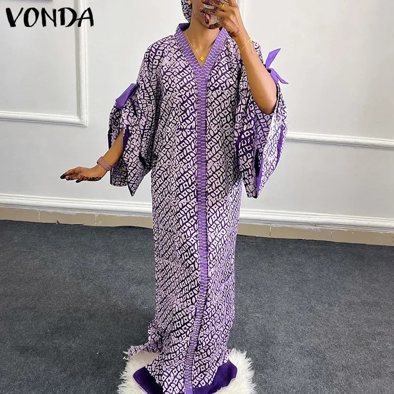 Плюс размер 5XL VONDA богемные длинные платья макси женские с v-образным вырезом элегантные платья с принтом повседневный сарафан с длинными рукавами свободный оверсайз
Плюс размер 5XL VONDA богемные длинные платья макси женские с v-образным вырезом элегантные платья с принтом повседневный сарафан с длинными рукавами свободный оверсайз