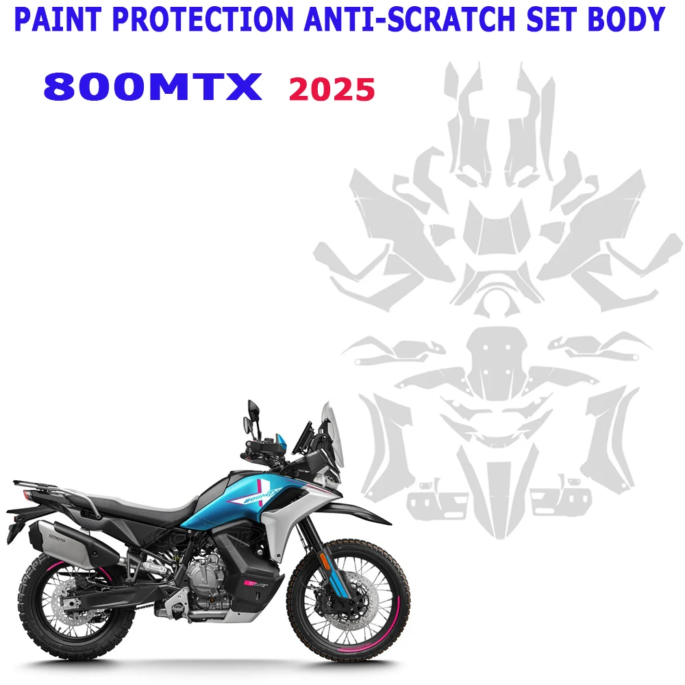Для CFMOTO 800 MT-X невидимый автомобильный чехол, пленки для обтекателя мотоцикла, полная защита от краски из ТПУ, комплект защиты от царапин, корпус 800mt-x PPF
Для CFMOTO 800 MT-X невидимый автомобильный чехол, пленки для обтекателя мотоцикла, полная защита от краски из ТПУ, комплект защиты от царапин, корпус 800mt-x PPF