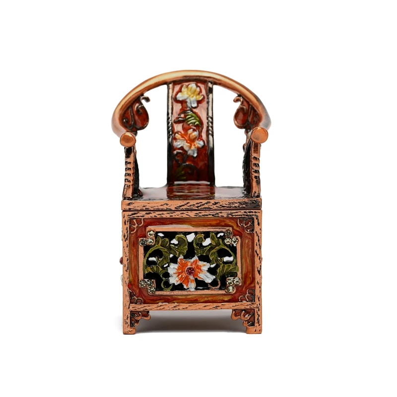 Vintage desk jewelry box, enamel craft gift collection, decorative box, red antique ornaments, alloy jewelry box
Vintage desk jewelry box, enamel craft gift collection, decorative box, red antique ornaments, alloy jewelry box