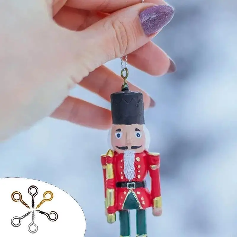 R3MC 600 Pcs/box Screw Eye Nails Closed Sheep Eye Needle Jewelry Accessories Horn Hook 9 Word Horn Pendant
R3MC 600 Pcs/box Screw Eye Nails Closed Sheep Eye Needle Jewelry Accessories Horn Hook 9 Word Horn Pendant