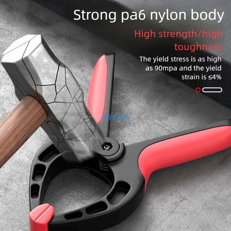 E15A Strong Plastic Clamp with Flexible Jaw Design & Not Fatigue Spring Ergonomic Grip Clamps Simple Operate for Crafting
E15A Strong Plastic Clamp with Flexible Jaw Design & Not Fatigue Spring Ergonomic Grip Clamps Simple Operate for Crafting