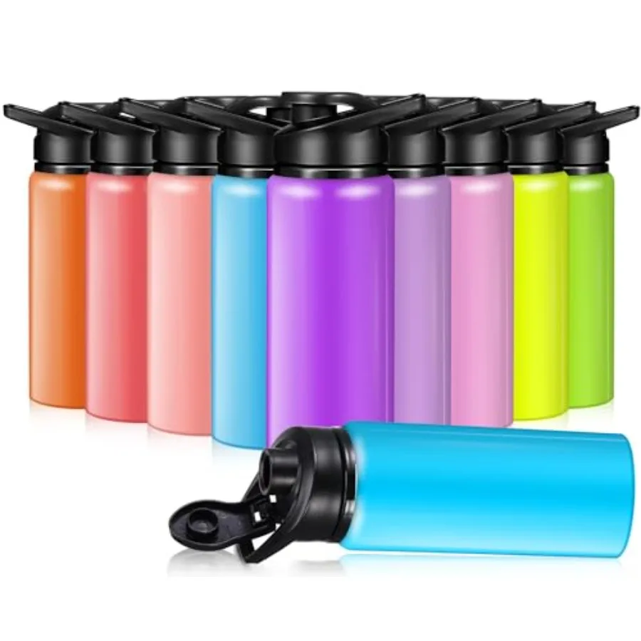 10 Pieces 20oz Reusable Aluminum Water Bottles Bulk Multicolor Outdoor Sports Water Bottles for Travel, Gym, Hiking, Cycling, C
10 Pieces 20oz Reusable Aluminum Water Bottles Bulk Multicolor Outdoor Sports Water Bottles for Travel, Gym, Hiking, Cycling, C
