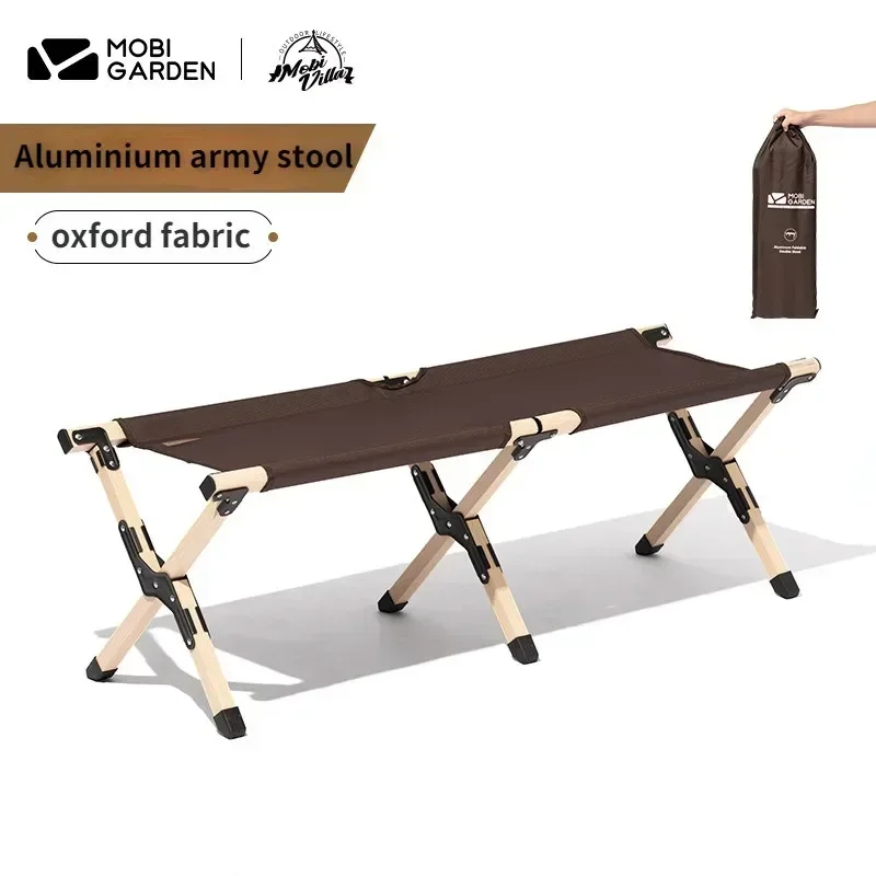 Mobi Garden Outdoor Camping Folding Double Marching Stool Family Wooden Aluminum Alloy Portable Folding Stool Tourist Chair
Mobi Garden Outdoor Camping Folding Double Marching Stool Family Wooden Aluminum Alloy Portable Folding Stool Tourist Chair