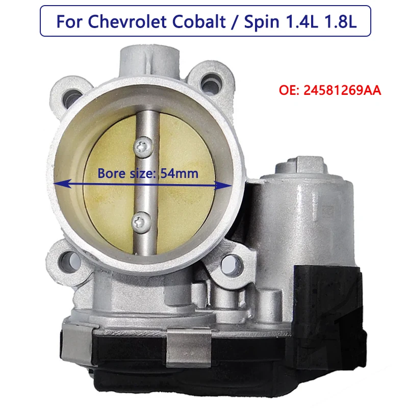 24581269 Корпус дроссельной заслонки AA Chevrolet Cobalt Spin 1,8 л, дроссельный клапан 54 мм, качество OEM
24581269 Корпус дроссельной заслонки AA Chevrolet Cobalt Spin 1,8 л, дроссельный клапан 54 мм, качество OEM