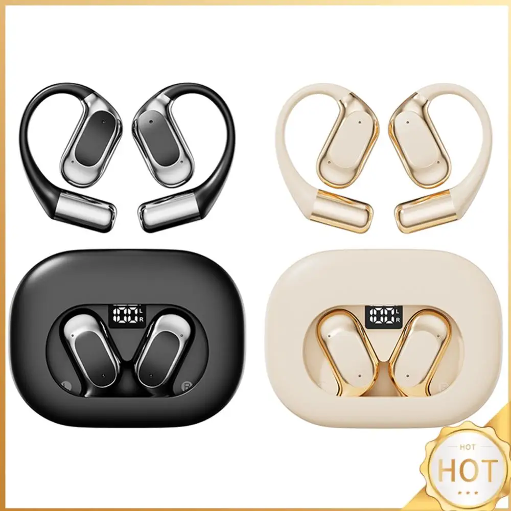 Wireless Earbuds with Earhooks Built-in Mic Earphones BT 5.4 Headphones Headset for Sports Running Workout Gym
Wireless Earbuds with Earhooks Built-in Mic Earphones BT 5.4 Headphones Headset for Sports Running Workout Gym