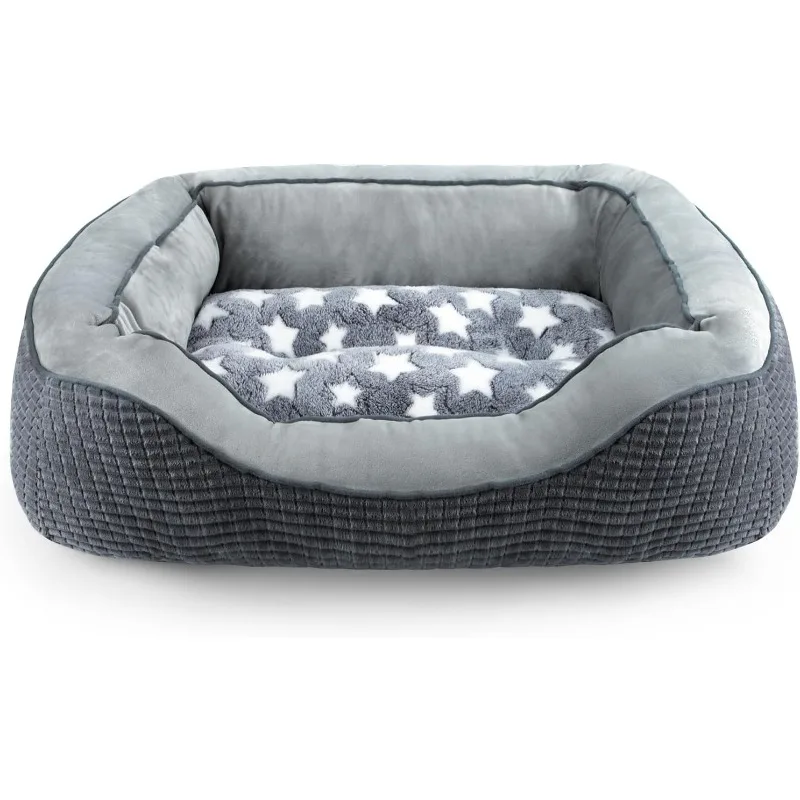 Dog Beds for Medium Small Dogs, Washable Dog Sofa Bed with Wide Sides, Pentagram Pattern Design, Pet Cuddler Bed
Dog Beds for Medium Small Dogs, Washable Dog Sofa Bed with Wide Sides, Pentagram Pattern Design, Pet Cuddler Bed