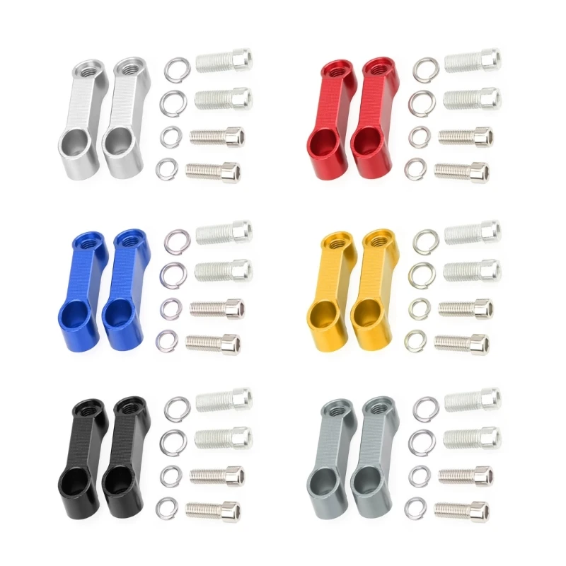 920L Motorcycle Rear View Mirror Risers Extension Mount Holder Aluminum Alloy, Extends Visibility by 35cm for Enhanced Safety
920L Motorcycle Rear View Mirror Risers Extension Mount Holder Aluminum Alloy, Extends Visibility by 35cm for Enhanced Safety
