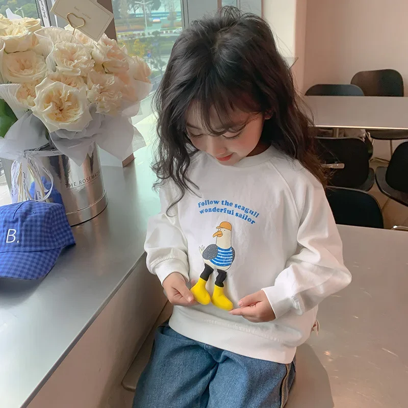 Girls Hoodie 2024 New Spring and Autumn Foreign Clothes Baby Cartoon Base Long-sleeved Top Korean Sweet Style Hoodie Clothes
Girls Hoodie 2024 New Spring and Autumn Foreign Clothes Baby Cartoon Base Long-sleeved Top Korean Sweet Style Hoodie Clothes