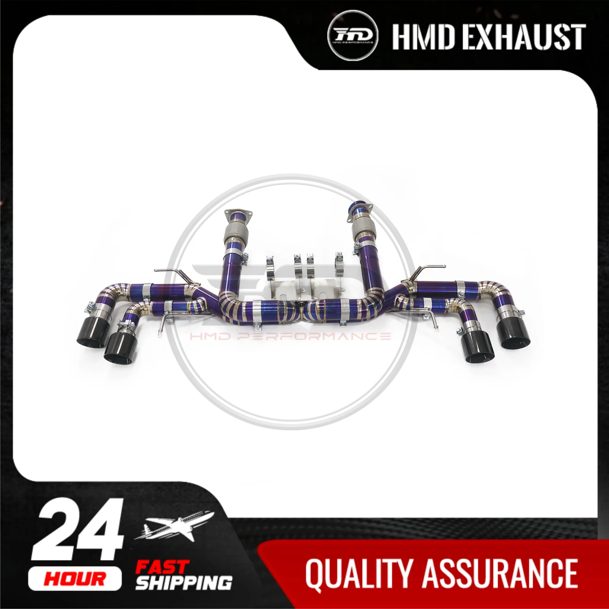 HMD Hot sale Titanium Exhaust System Performance Catback for Chevrolet Corvette C8 Muffler Without Valve
HMD Hot sale Titanium Exhaust System Performance Catback for Chevrolet Corvette C8 Muffler Without Valve